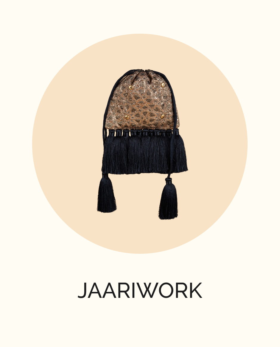 Jariwork With Big Tassels