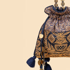 NOOR POTLI NAVY BLUE
