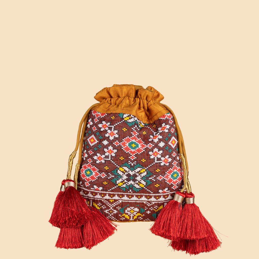 AMARA SILK POTLI BROWN