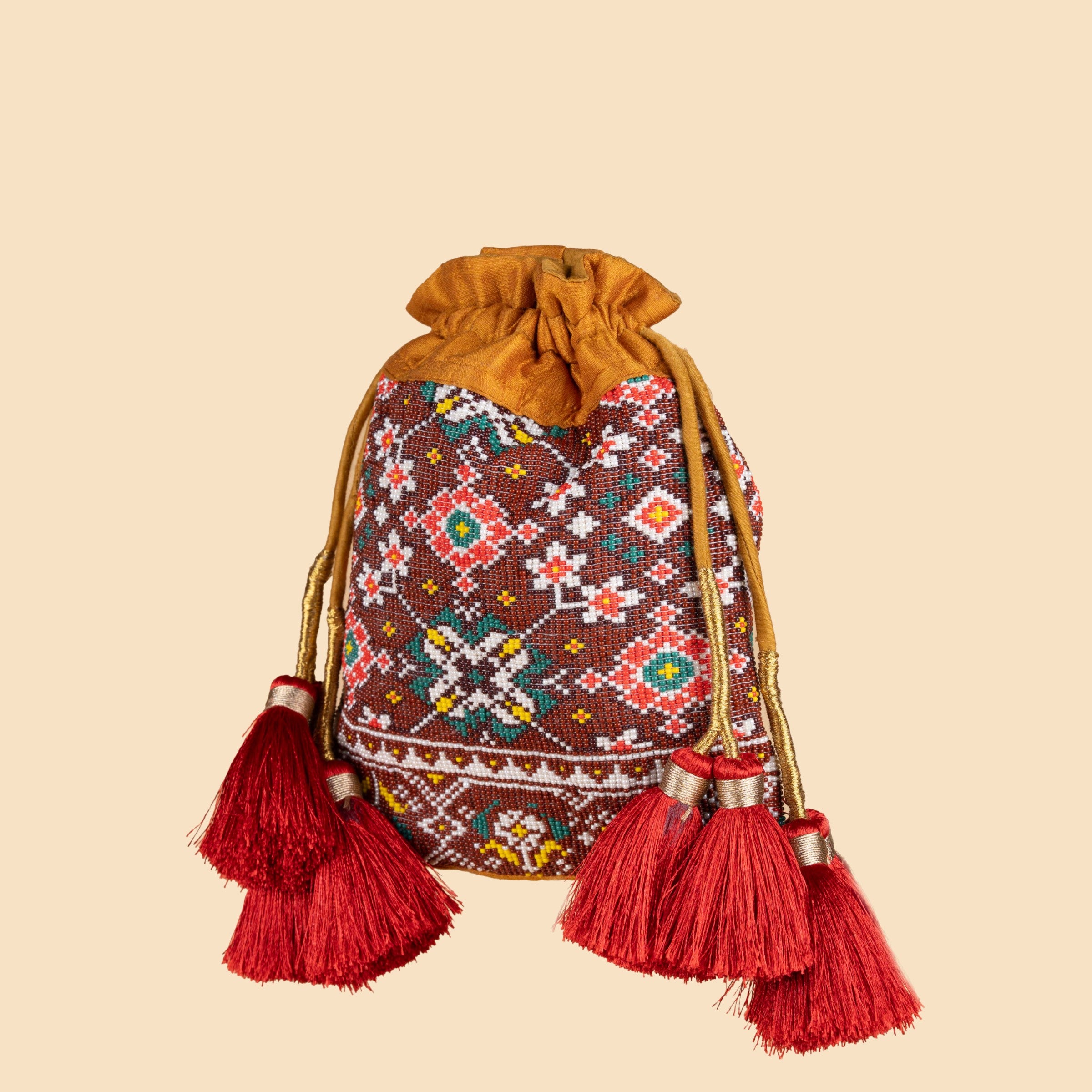 AMARA SILK POTLI BROWN