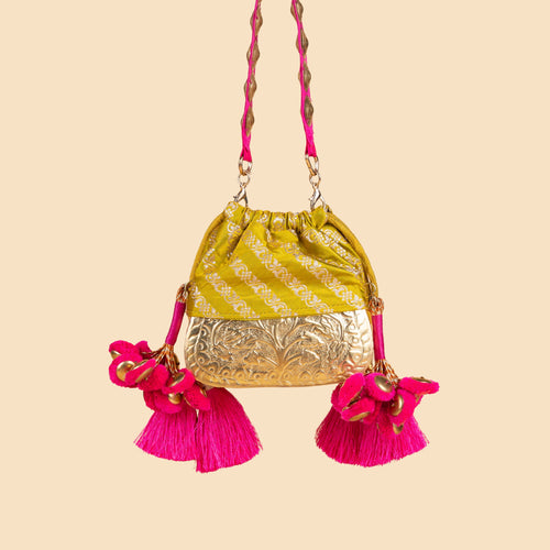 MOON BAG LIME GREEN