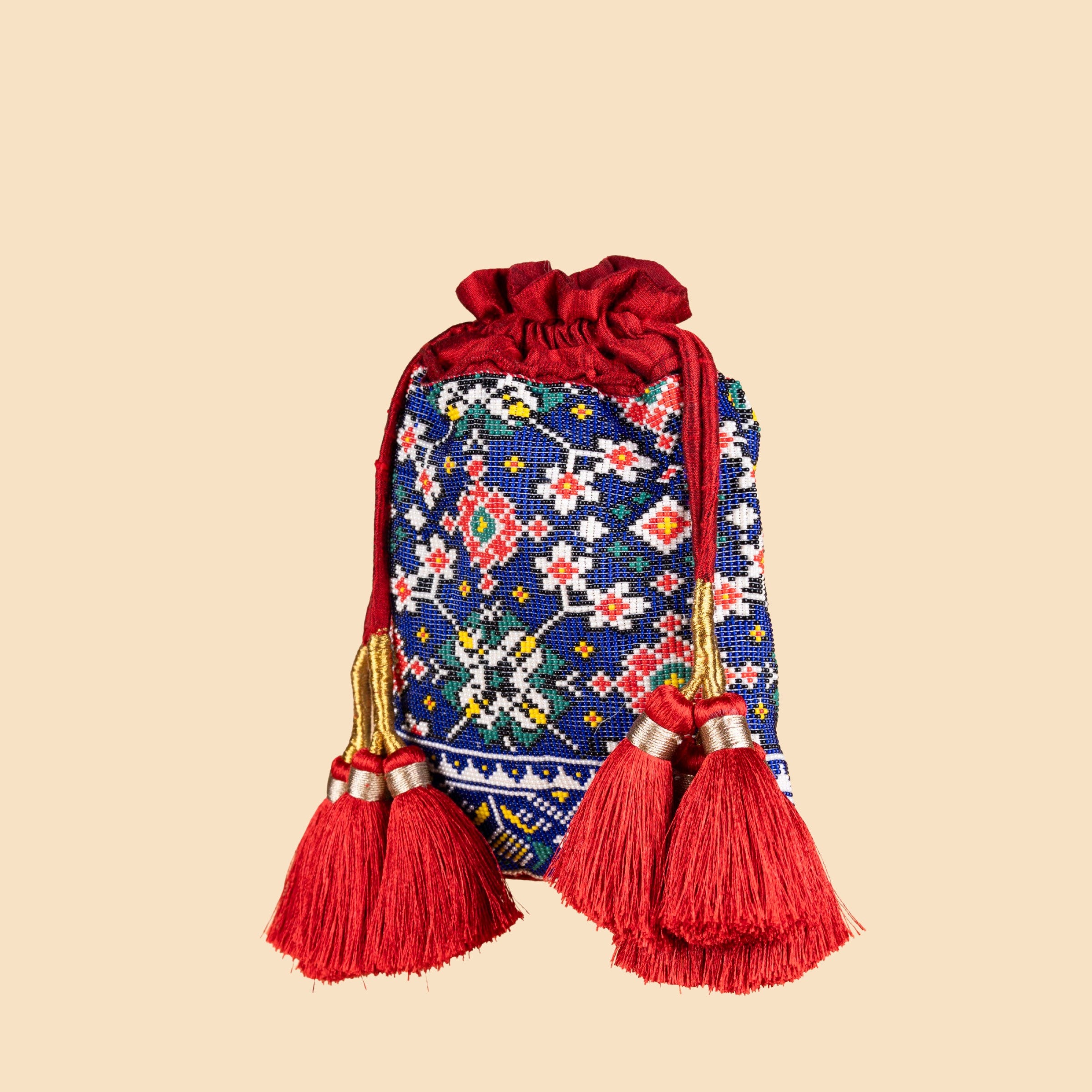 AMARA SILK POTLI BLUE