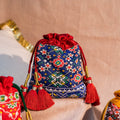AMARA SILK POTLI BLUE