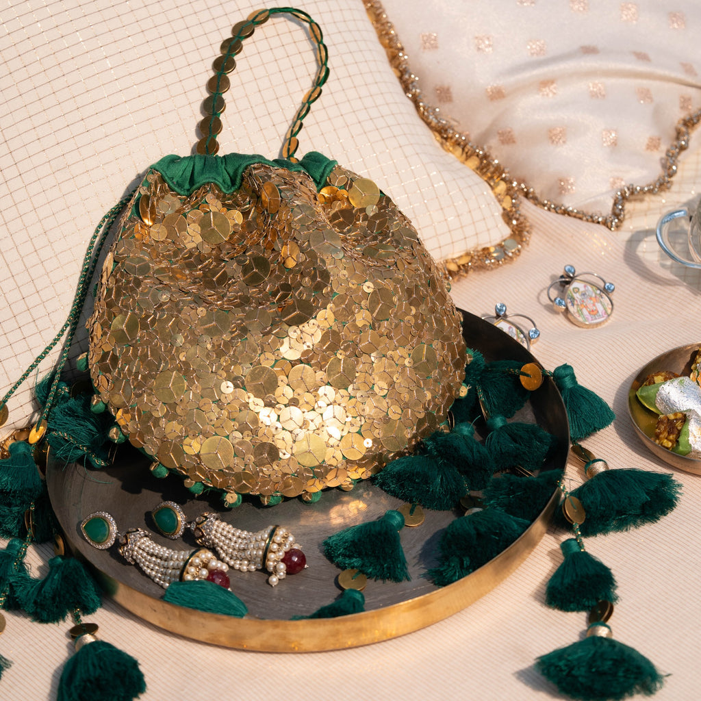 CHAAND POTLI (GREEN)