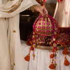 ADRA POTLI (HOT PINK/AQUA)