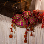 ADRA POTLI (HOT PINK/AQUA)