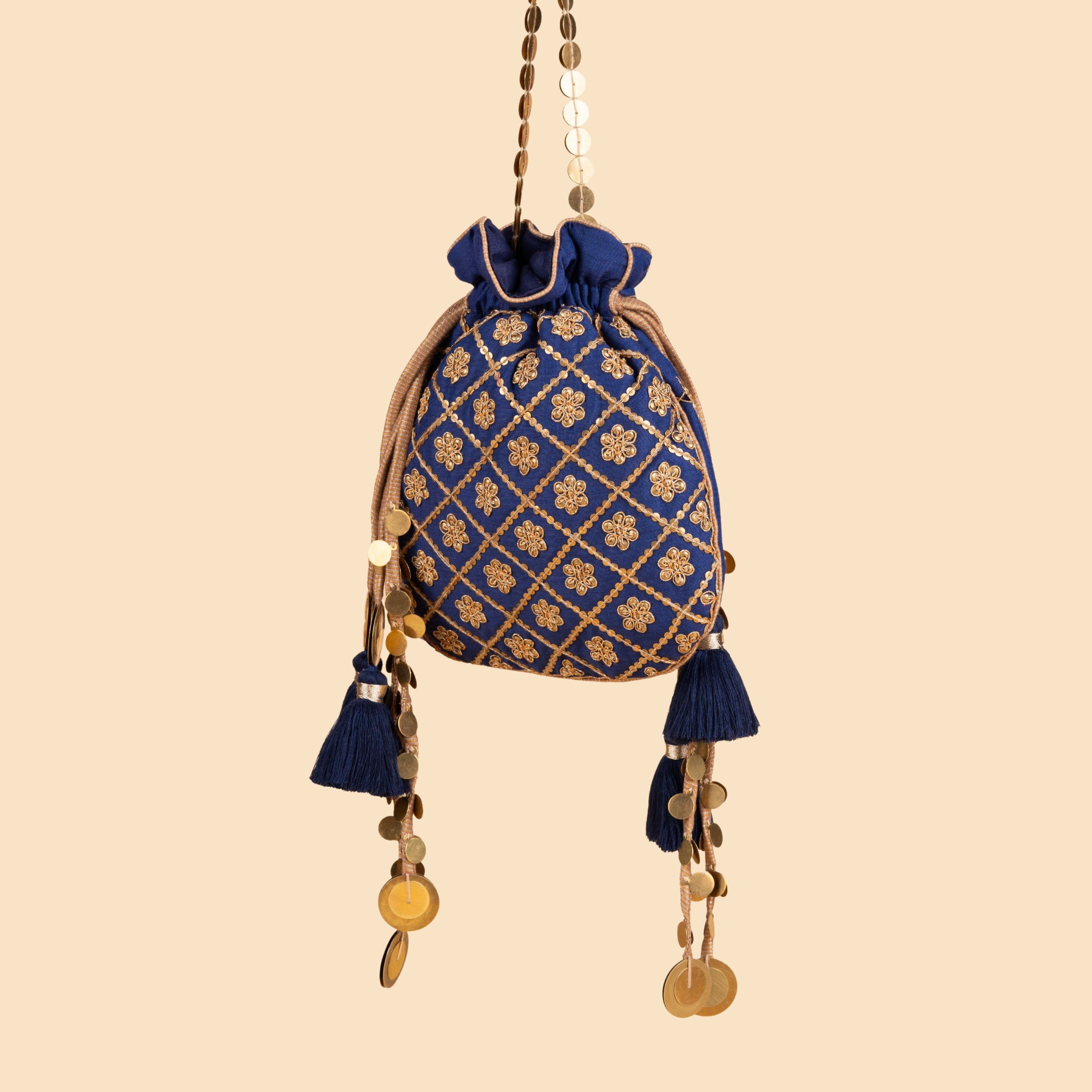 MIRAYA POTLI NAVY BLUE