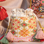 AMARA SILK POTLI WHITE