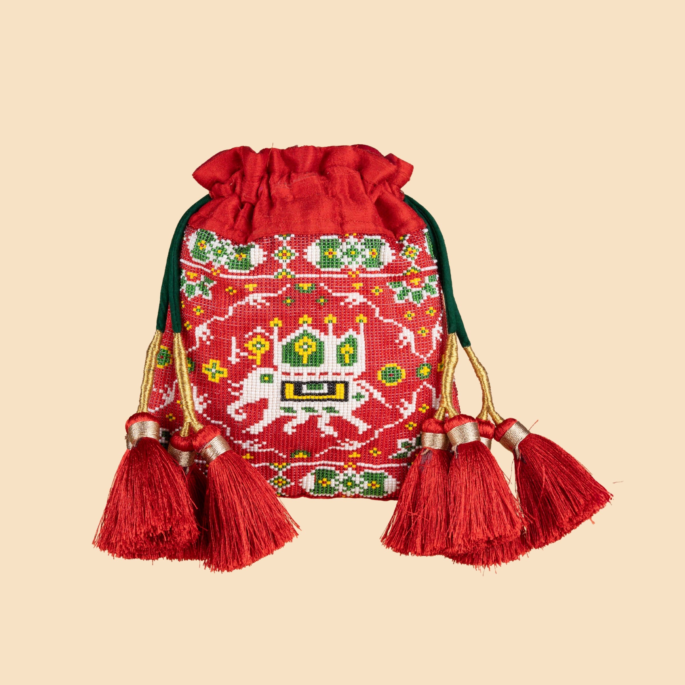 AMARA SILK POTLI RED