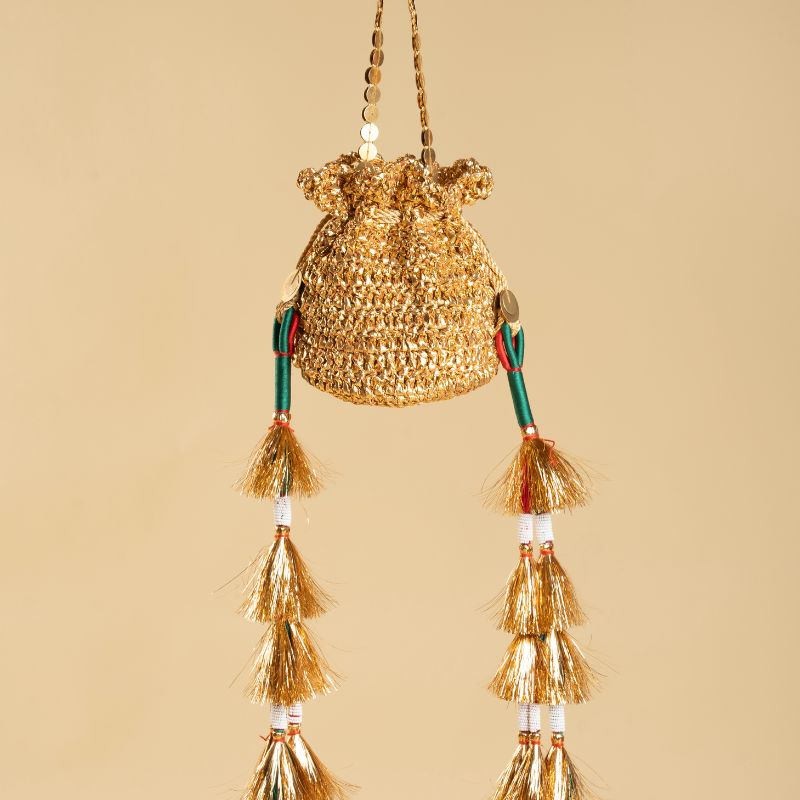 ANVI POTLI LONG TASSEL
