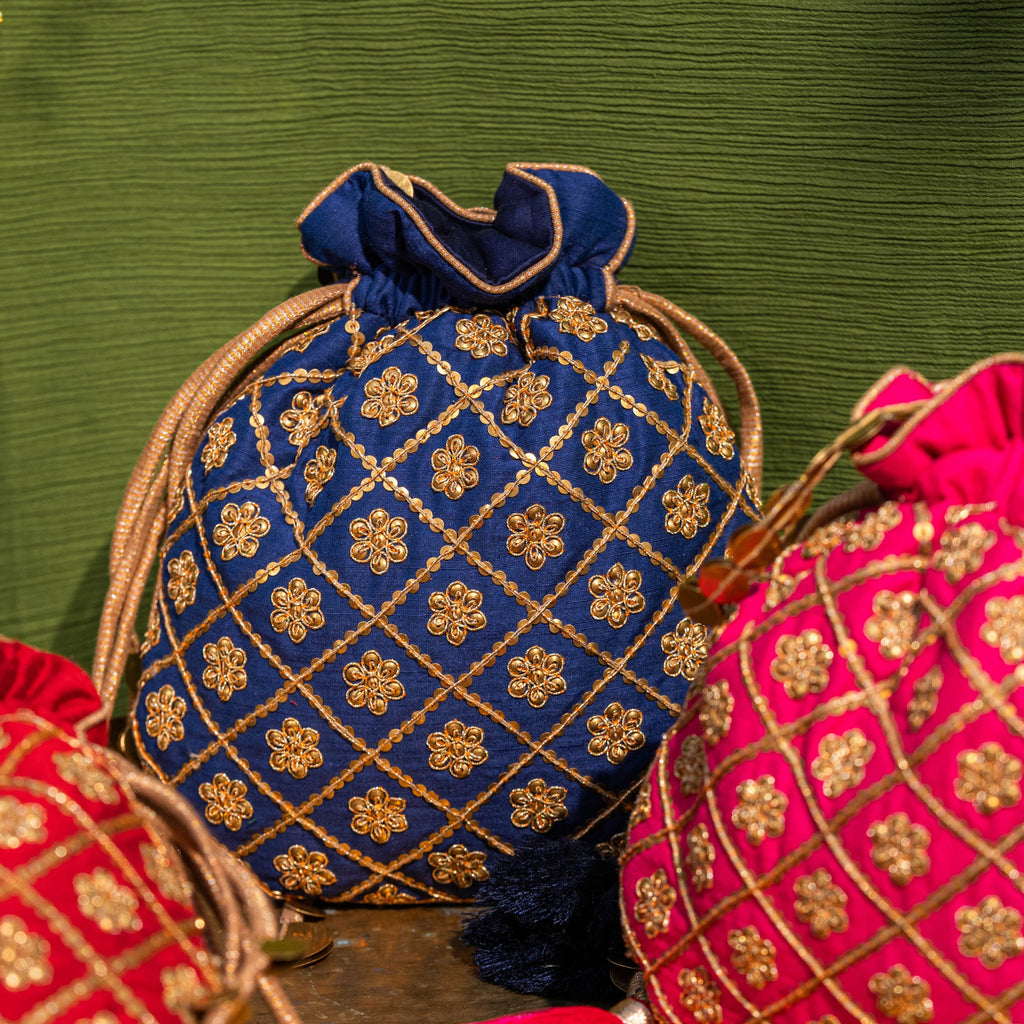 MIRAYA POTLI NAVY BLUE