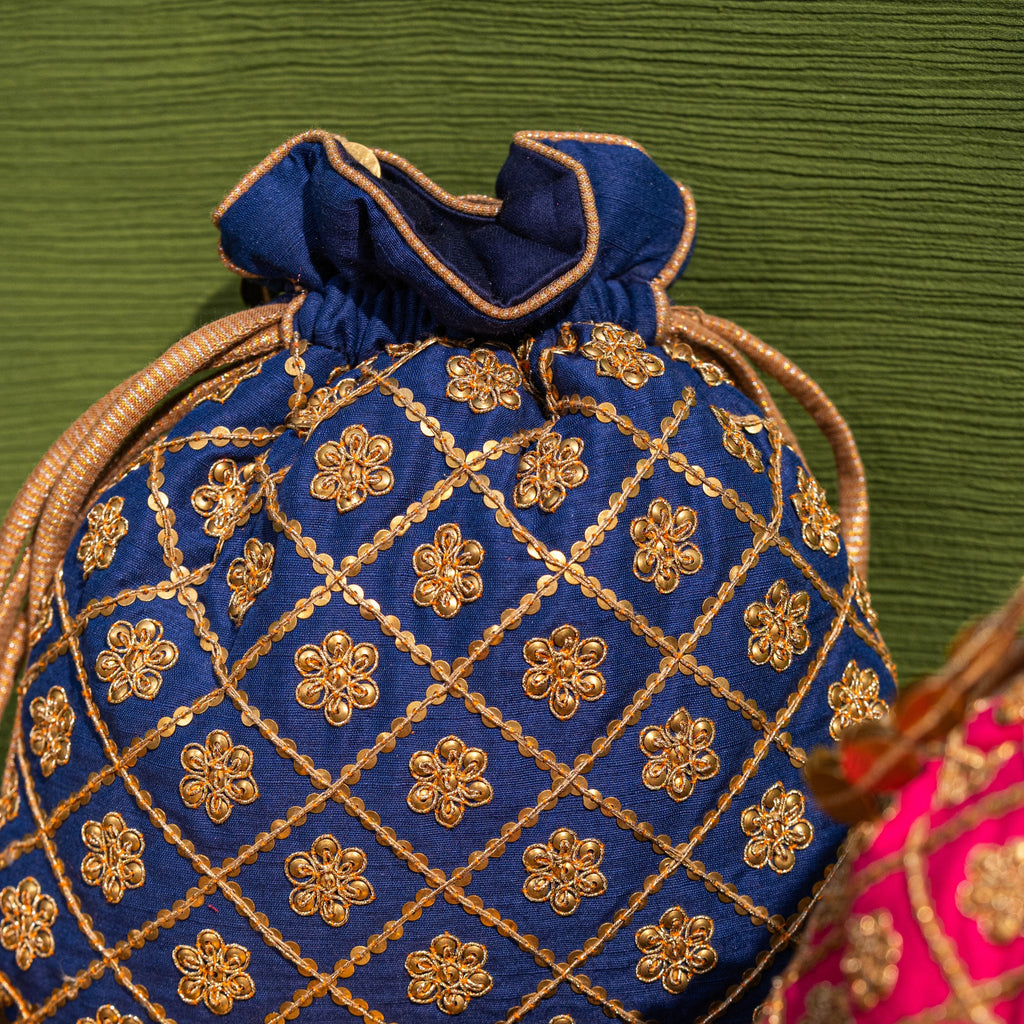 MIRAYA POTLI NAVY BLUE