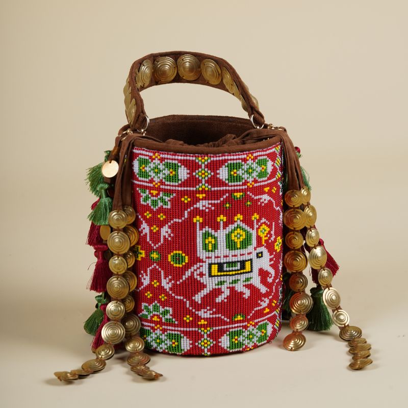 AMARA BUCKET RED GREEN