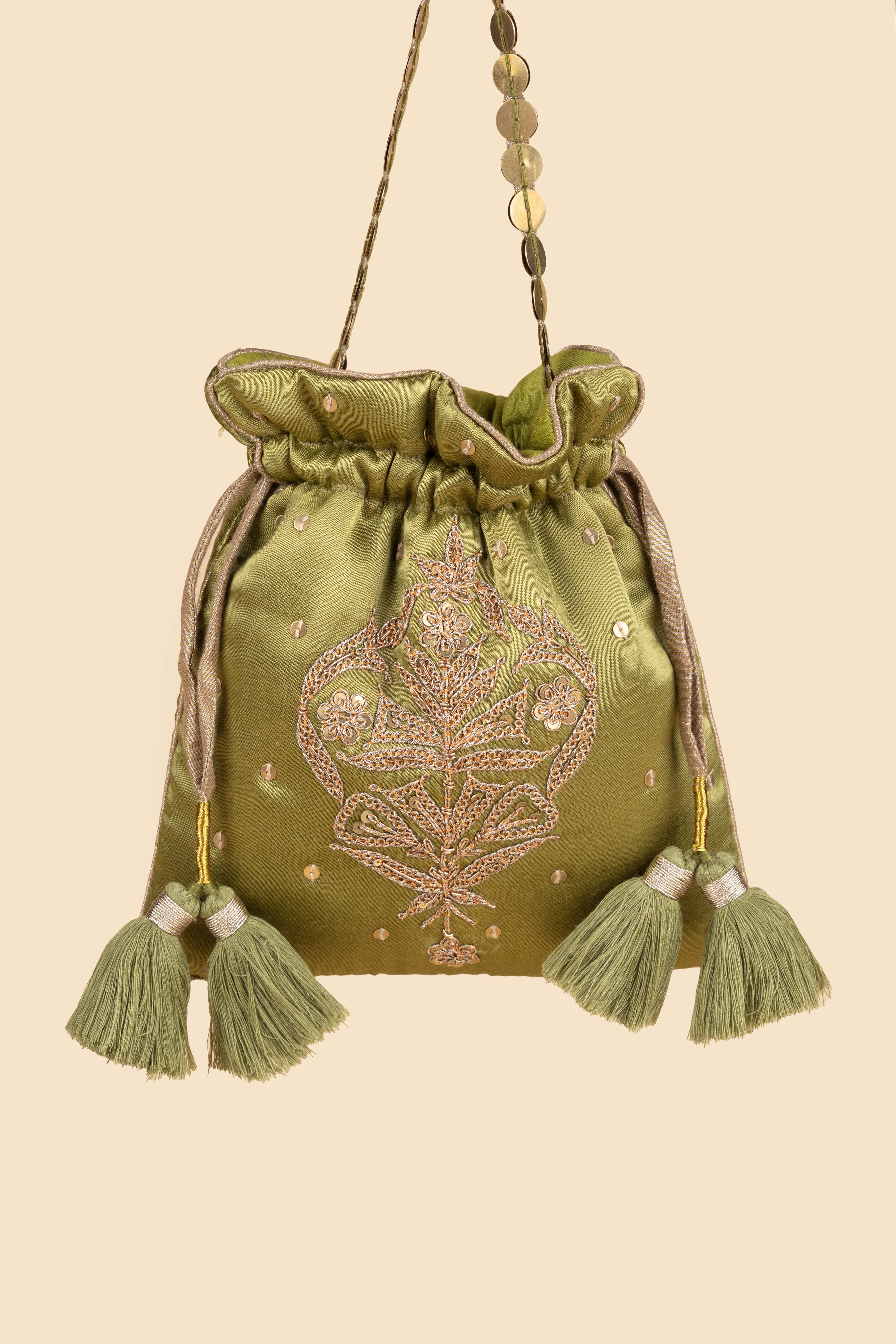 NOORI POTLI MEHENDI GREEN